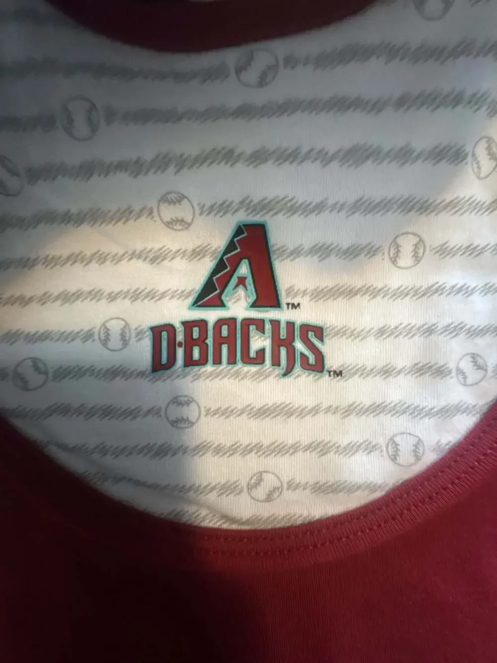 MLB Arizona Diamondbacks Size 9M 3-Piece Bodysuit Bib & Bootie Set Red